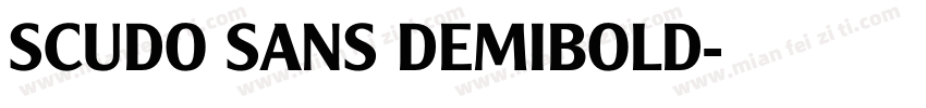 SCUDO SANS DEMIBOLD字体转换